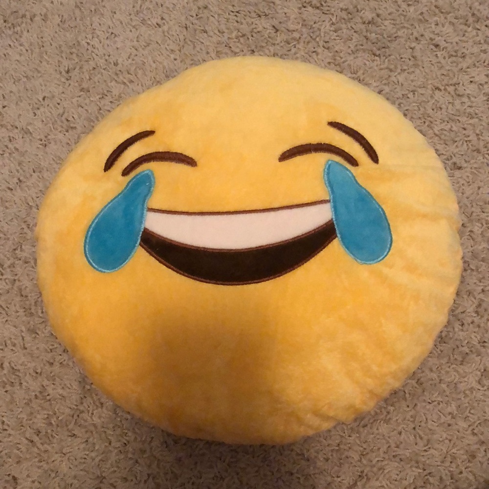 Laughing Face Emoji Pillow